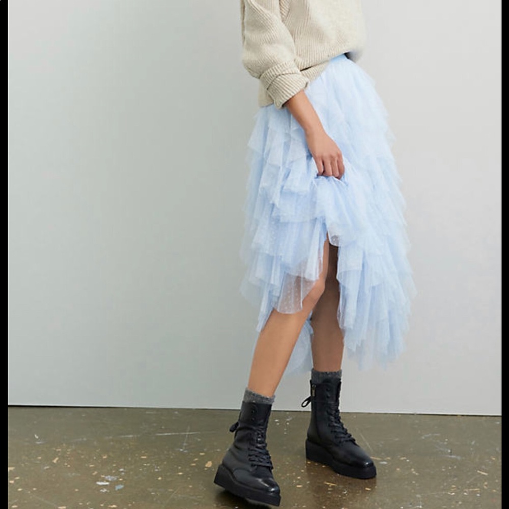 Anthropologie tulle skirt
